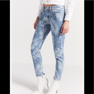 NWT Current Elliott stiletto skinny jeans palm new 23